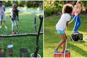 15 Ide ajak anak bermain di halaman rumah, bisa sekalian ngawasin 