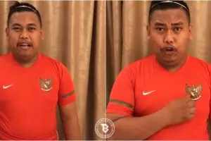Ini bentuk dukungan Ajudan Pribadi untuk Timnas Indonesia, kocak abis
