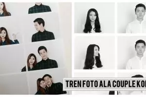 8 Foto unik ala couple Korea ini bisa kamu coba sama pasangan deh, yuk
