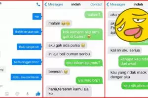 Percakapan ditipu akun palsu cewek cantik ini lucu tapi bikin nyesek