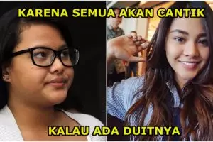 10 Meme kocak ini tunjukkan beda cewek kuat vs cewek cantik
