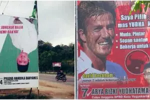 15 Spanduk kampanye politik unik tapi kocak ini bikin geleng-geleng
