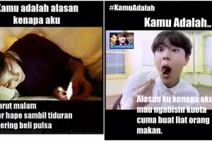 10 Meme 'kamu adalah alasanku' ini bikin jiwamu serasa fresh kembali