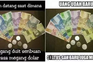 10 Meme uang rupiah baru ini akan bikin kamu nyengir kuda, cubanget