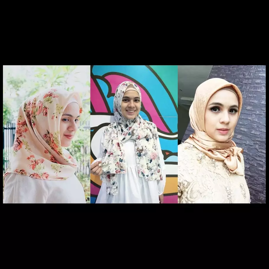 10 Inspirasi hijab ala Nycta 'Jeng Kelin' Gina simple dan nggak ribet 