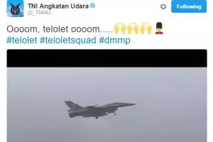 Video kocak 'Om Telolet Om' ala TNI AU ini gile bener