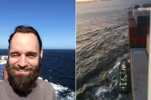 Pria ini keliling dunia 'nebeng' kapal kontainer