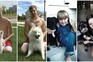 18 Foto kesetiaan hewan pada pemiliknya, tua bareng-bareng nih