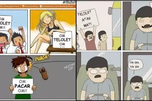 15 Komik strip 'Om telolet Om' ini siap bikin kamu ketawa puas