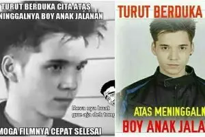 10 Meme meninggalnya Boy 'Anak Jalanan' ini bikin nangis bombay