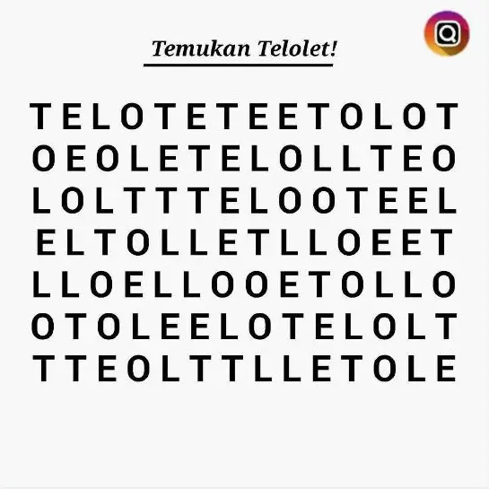 Uji kejelianmu dengan temukan kata 'Telolet' di gambar ini