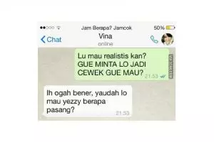 Obrolan kocak cowok maksain cinta ini bikin geli sendiri