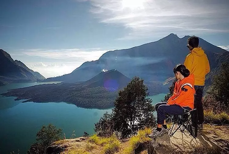 90 ribu lebih wisatawan kunjungi Gunung Rinjani, wow wonderful..
