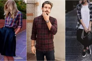 10 Gaya padu padan kemeja flannel ini selain simpel juga keren 