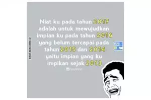 17 Meme seputar tahun baru 2017 ini bikin kamu senyum-senyum sendiri