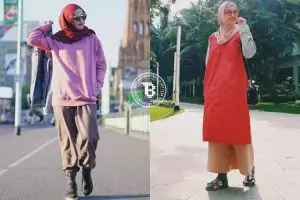 Putuskan berhijab, ini 10 OOTD keren ala Ratu Anandita