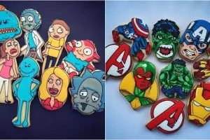 10 Biskuit karakter ini kerennya kebangetan, bikin nggak tega dimakan