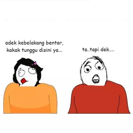 Obrolan kocak kakak pergi ke mal bareng adek ini bikin tersenyum kecut