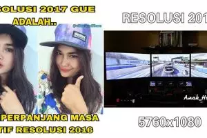 12 Meme 'Resolusi 2017' ini lucu-lucu gimana gitu, tapi seru!
