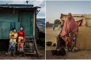 15 Potret suram para keluarga pengungsi ini sungguh pilu