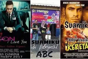 15 Gambar editan poster film Malaysia ini lucunya bikin penasaran