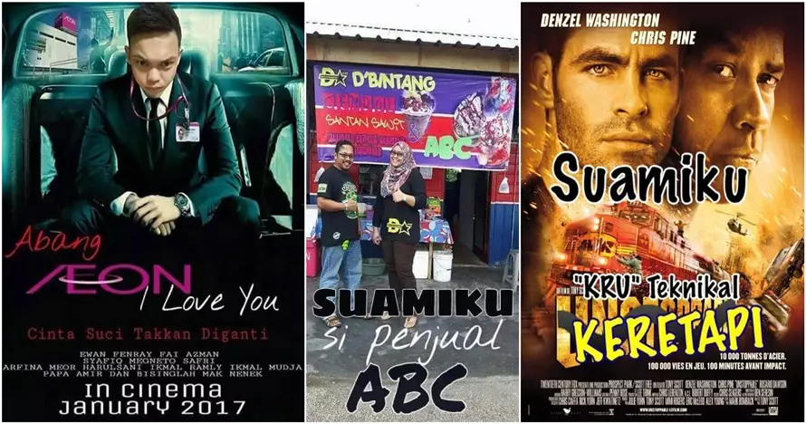15 Gambar editan poster film Malaysia ini lucunya bikin penasaran