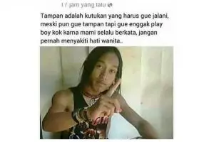 6 Cowok kepedean di media sosial ini bikin ketawa geli