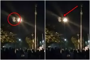 Netizen heboh penampakan diduga kuntilanak saat tawuran