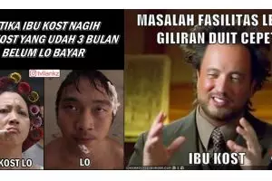 11 Meme 'ibu kos' yang bikin kamu kangen ditagih uang bulanan