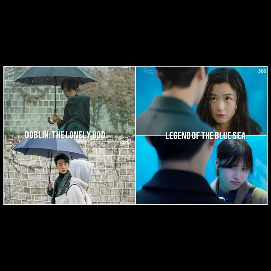 12 Foto kocak pasangan kencan parodikan Goblin &amp; Legend of Blue Sea