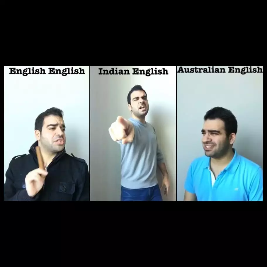 Orang ini tirukan aksen Bahasa Inggris berbagai negara, bener nggak?