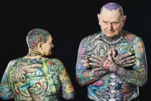 Pasangan ini pecahkan rekor jadi lansia dengan tato terbanyak di dunia