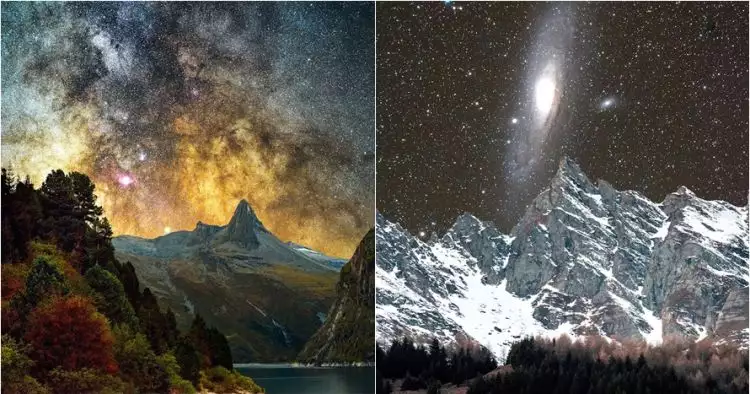 10 Foto galaksi Andromeda di langit Swiss ini siap manjakan matamu