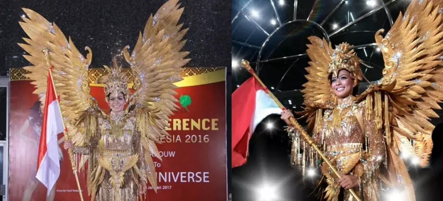 Kostum Puteri Indonesia untuk Miss Universe ini keren abis
