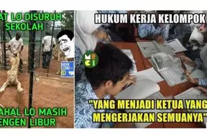 Liburan usai, 15 meme anak sekolah ini bakal ceriakan waktu belajarmu