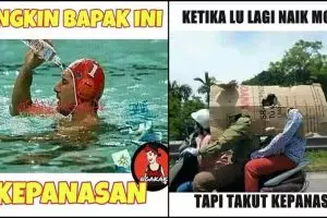 12 Meme kepanasan ini lucunya bisa bikin sejuk hatimu