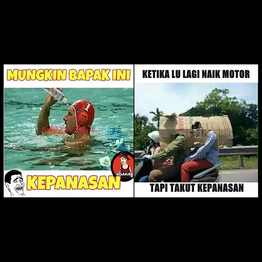 12 Meme kepanasan ini lucunya bisa bikin sejuk hatimu