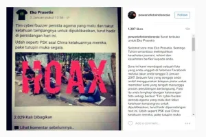 Surat terbuka Pewarta Foto atas tuduhan sebagai buzzer penista agama