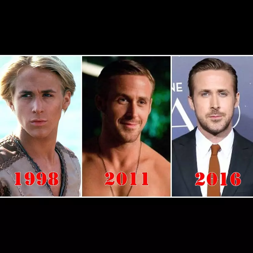 14 Foto Ryan Gosling dari masa ke masa, kok tetap muda ya? 