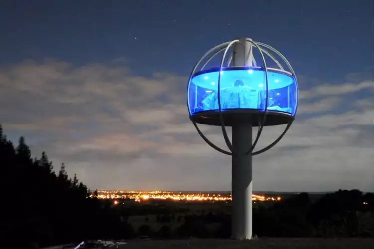 10 Foto skysphere, rumah pohon futuristik yang bikin takjub