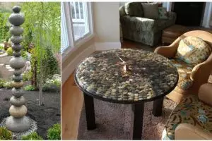 15 Ide bikin dekorasi dari batu kali, jadikan rumah makin emejing
