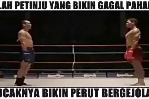 Bukannya bertanding, ulah dua petinju ini malah bikin ketawa ngakak