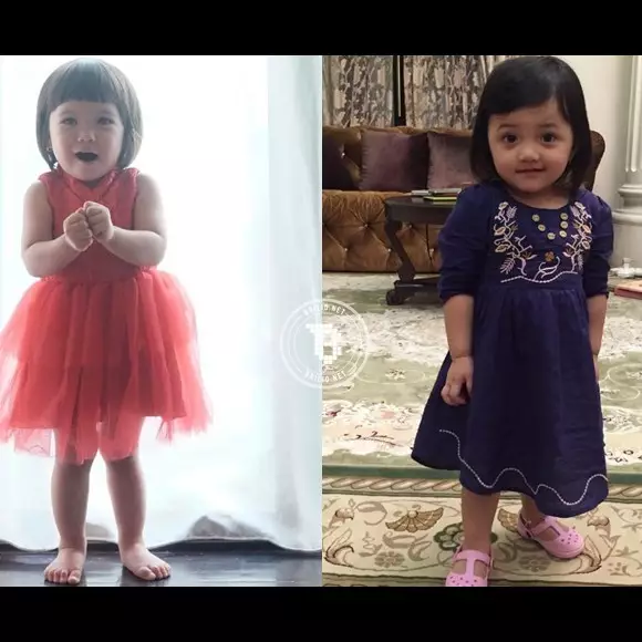 Intip gaya busana Arsy dan Gempita, duo bayi artis paling hits