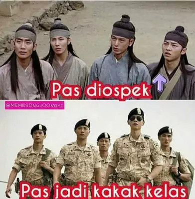 12 Meme 'kakak kelas' ini bikin kamu ingat masa muda yang kece