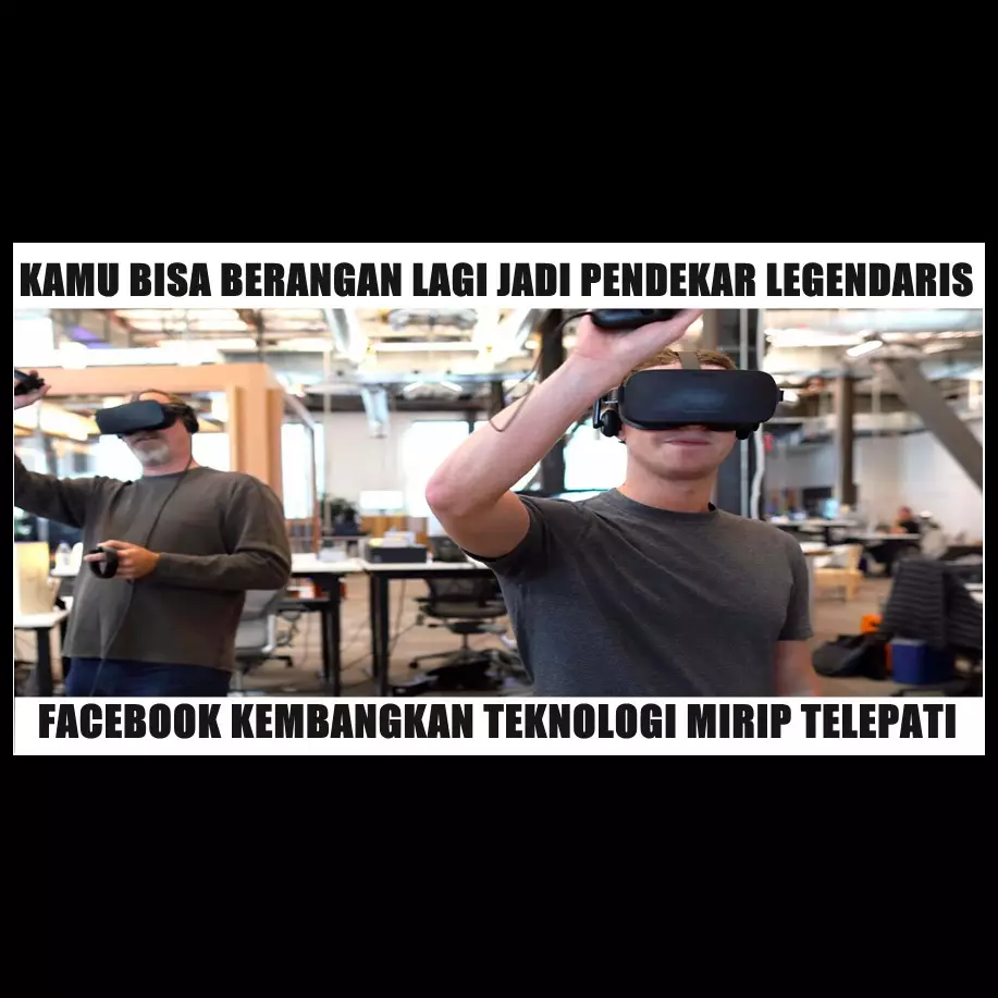 Facebook kembangkan alat yang bisa kirim telepati, kayak pendekar nih