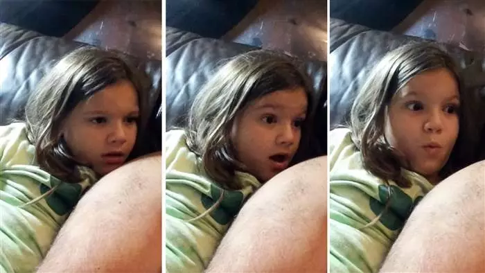 4 Video ekspresi kaget gadis kecil saat nonton Star Wars, bikin senyum