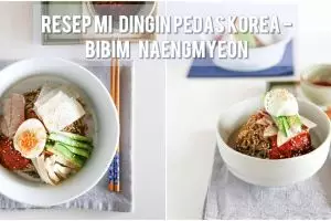 Bikin naengmyeon, mi dingin kayak di drama Korea, ala kamu yuk