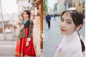 Liburan ke Korea, berikut parade 8 seleb cantik pakai hanbok