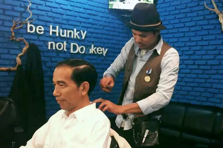 Ini komentar Jumadi setelah barbershop-nya kedatangan Jokowi 