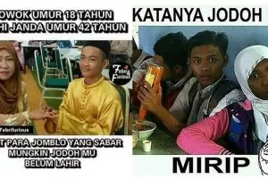 10 Meme kocak seputar jodoh ini bikin kamu ketawa lalu baper hebat